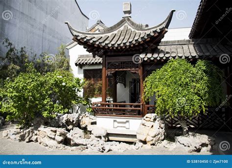 Asia Chinese Beijing China Garden Museum Indoor Courtyard Suzhou