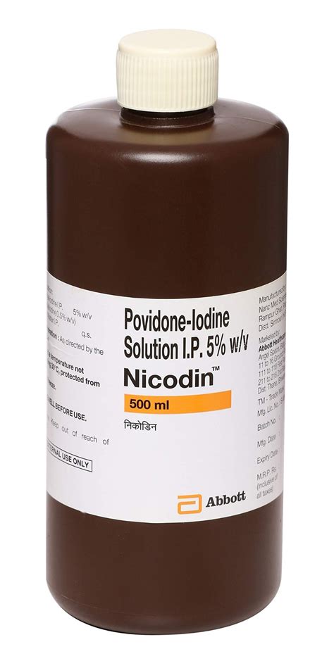 Povidone Iodine Topical Solution Antibacterial For Off