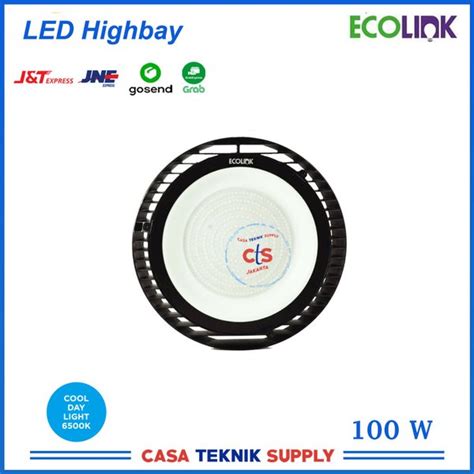 Jual Lampu Highbay LED Ecolink HB007 G2 100 Watt High Bay UFO 100W