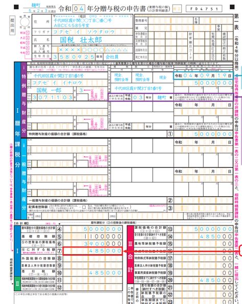 【令和4年分】贈与税の申告書の書き方 相続相談コラム