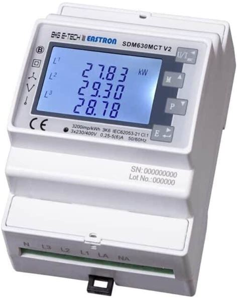 EASTRON SDM630MCT MODBUS MID V2 Smart Meter