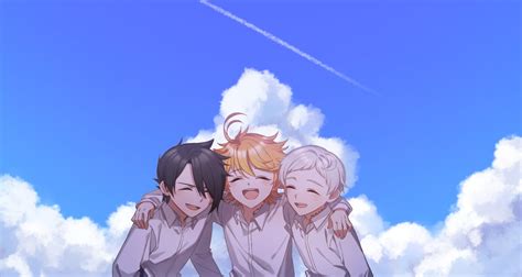 Emma Norman And Ray Yakusoku No Neverland Drawn By Meua2 Danbooru