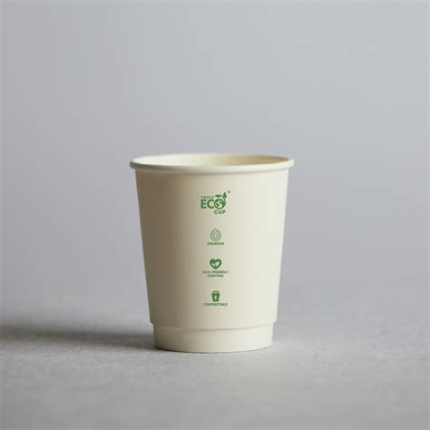 Oz Oz Uni Mm Truly Eco Double Wall White Cup Pinnacle Packaging