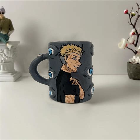 Jujutsu Kaisen Gojo Hand Made Mug Anime Present Anime Ceramic