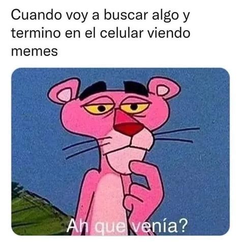 Cuando Voy A Buscar Algo Y Termino En El Celular Viendo Memes Ah Que