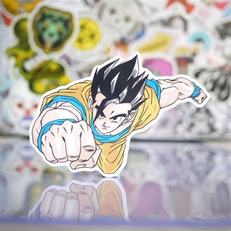 Dragon Ball Son Gohan Flying Sticker Dragon Ball Skateboard Stickers