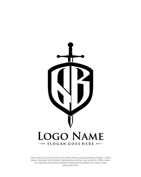 Initial QB Letter With Shield Style Logo Template Vector 25427841