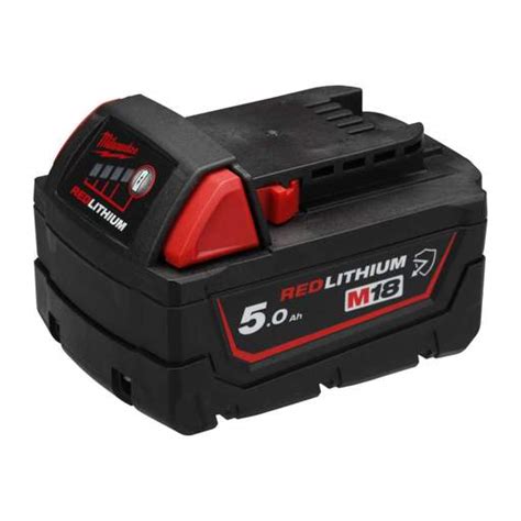 Milwaukee M18B5 CR 18V 5 0Ah Chemical Resistant Lithium Ion Battery