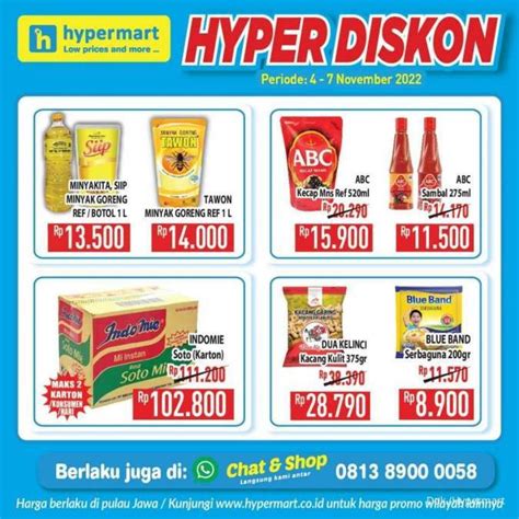 Promo Jsm Hypermart November Potongan Harga Selama Hari