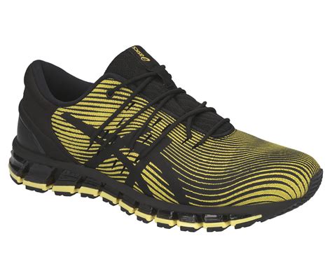 Asics Mens Gel Quantum 360 4 Running Shoes Blackyellow Au