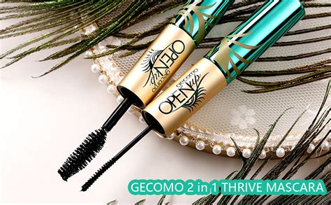 Amazon GECOMO Mascara Liquid Mascara Black Volume And Length With