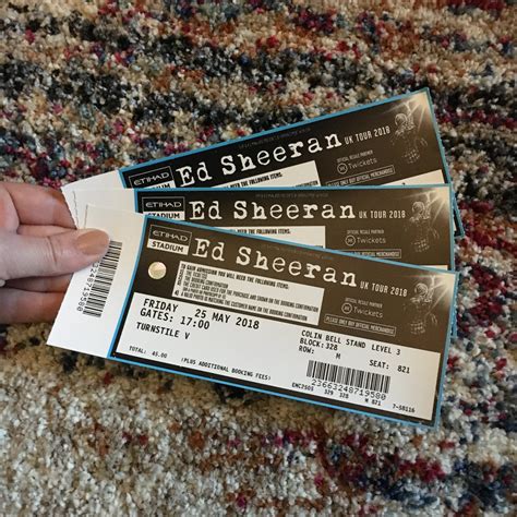 Ed Sheeran Concert (Divide Tour) at The Etihad Stadium, Manchester!