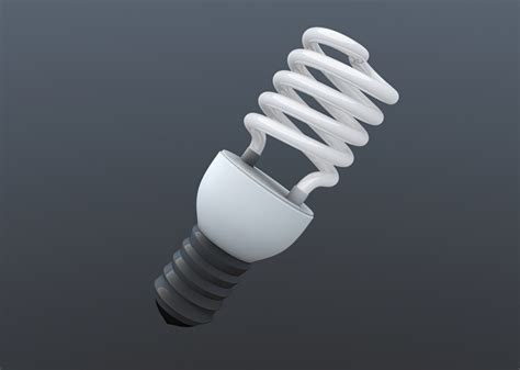 Compact Fluorescent Lamp 3d Model Cinema 4d Files Free Download Cadnav