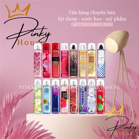 Bill Mỹ Mẫu thử 10ml Xịt thơm toàn thân bodymist Bath Body