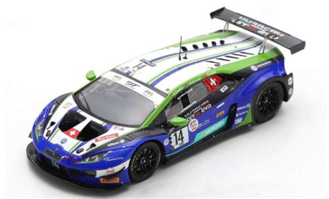 Miniature Lamborghini Huracan Spark Gt Evo No Emil Frey Racing