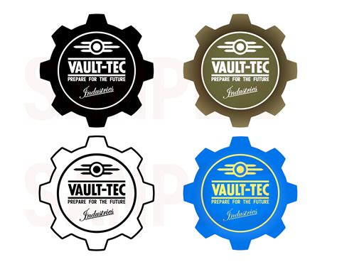 Vault Tec Logo Svg Png Pdf Fallout Vault Tec Clipart Sticker Etsy