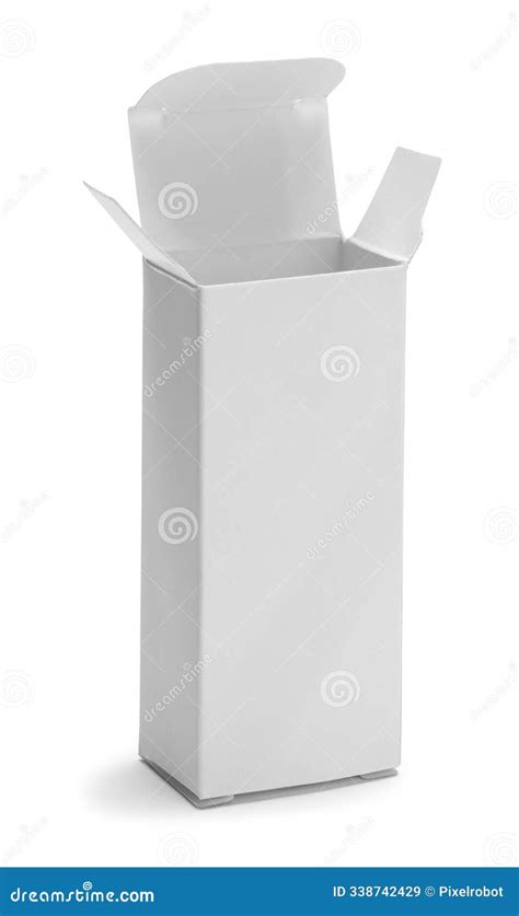 open rectangle box stock image image  cardboard small