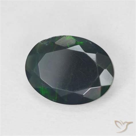 Carat Oval Black Opal Gemstone For Sale Loose Certified Black