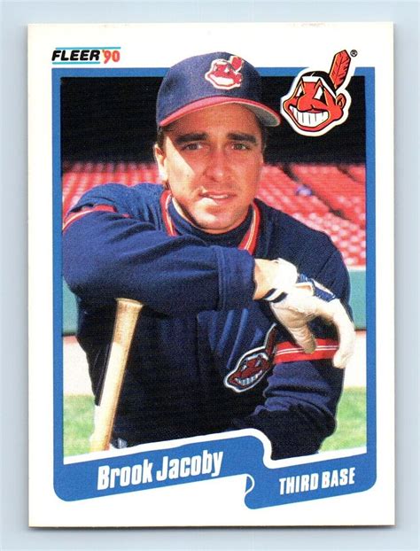 Fleer Brook Jacoby Cleveland Indians Ebay