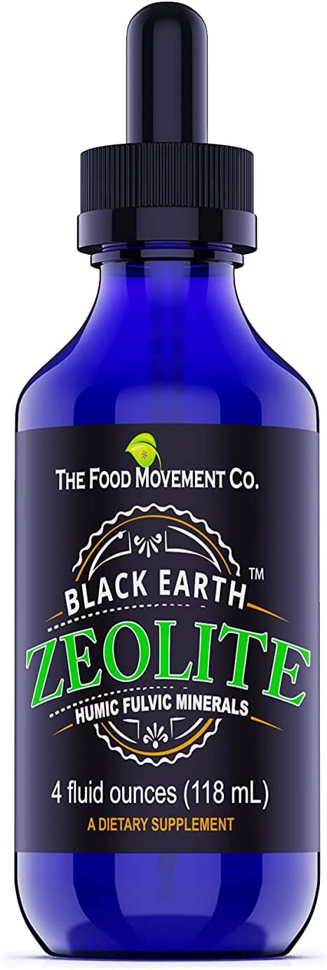 The Food Movement Black Earth Zeolite With Humic Fulvic Acids Trace Minerals For Gut Health