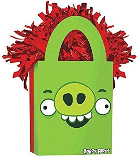 Amazon Amscan Angry Birds Mini Tote Party Balloon Weight Oz