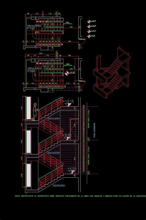 Concrete Stairs Dwg Elevation For Autocad Designs Cad Software Imagesee