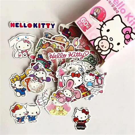 St Ck Miniso Sanrio Telefon Aufkleber F R Laptop Gep Ck Wasser