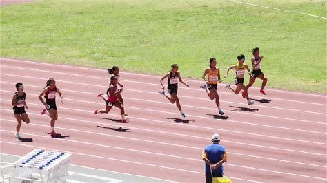 112年新北城市盃全國田徑公開賽 高中女子 100公尺 100 Meters 決賽 Youtube