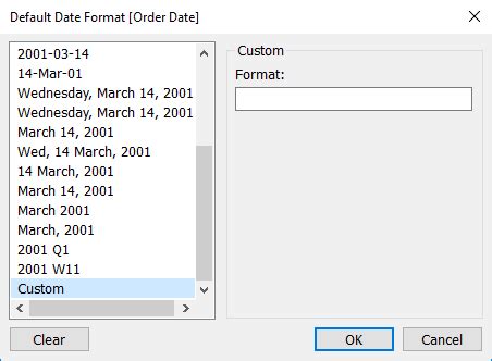 Custom Date Formats Tableau Hot Sex Picture