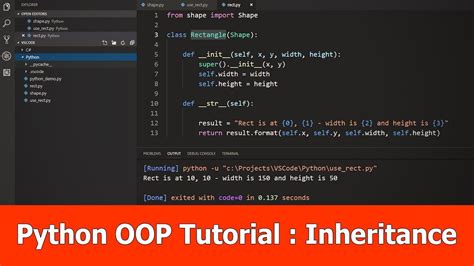 Python Oop Tutorial Class And Inheritance Youtube