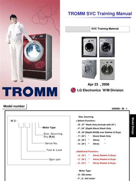 Lg Tromm Washer Manual