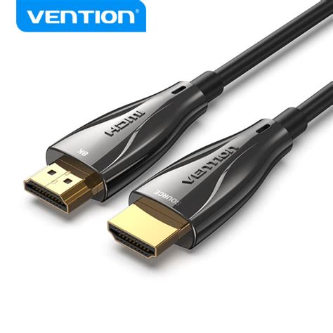 Vention 8พัน Hdmi 21เคเบิ้ล120เฮิร์ต48g Bps ไฟเบอร์ออปติกสาย Hdmi