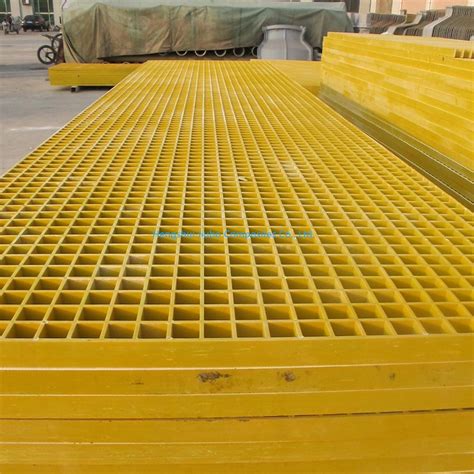 Mm Mesh Size Frp Plastic Composite Molded Floor Grating Anti Slip