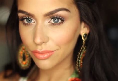 Kara S Glamour Blog Tutorial Orange Cream Spring Makeup Look