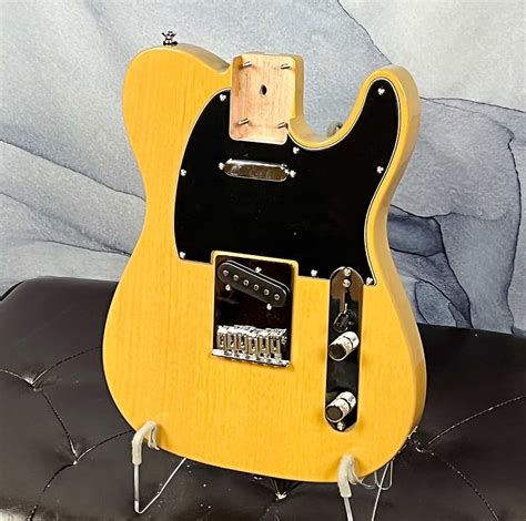 Squier Loaded Telecaster Body Butterscotch Blonde Reverb