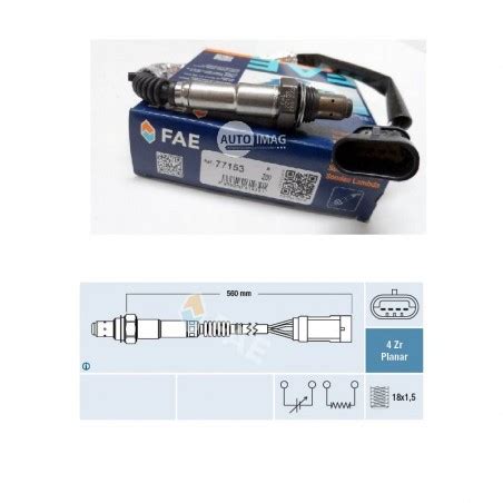 SONDE LAMBDA 4 FICHES MEGANE CLIO KANGOO LAGUNA TRAFIC