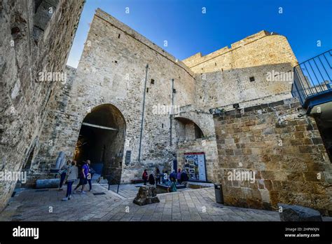 Crusader Fortress, Acre, Israel Stock Photo - Alamy