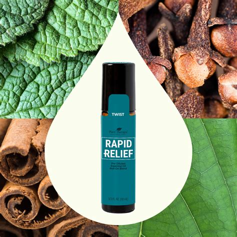 Rapid Relief Essential Oil Blend Pre Diluted Roll On Plant Therapy