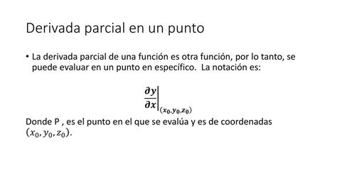 Derivadas Parciales En Funciones Escalares De Variable Vectorial De Dos