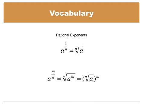 Ppt 7 4 Rational Exponents Powerpoint Presentation Free Download Id3148871