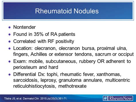 Rheumatoid Nodules | RheumNow