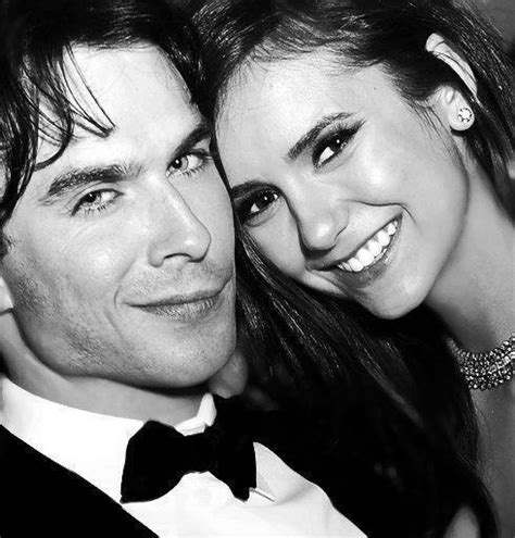 Ian Somerhalder And Nina Dobrev Cutest Couple Vampire Diaries Damon