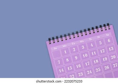 Classic Desk Office Calendar On Desk Stock Photo 2232075233 | Shutterstock