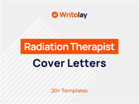 Radiation Therapist Cover Letter Example 4 Templates Writolay