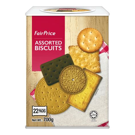 Fairprice Biscuits Tin Assorted Ntuc Fairprice