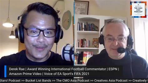 Derek Rae Football Commentator On Espn Voice Of Electronic Arts