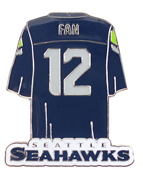 Seattle Seahawks 12th Man Jersey Pin