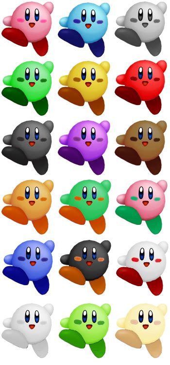 Kirby Color Palette By Shadowgarion On Deviantart