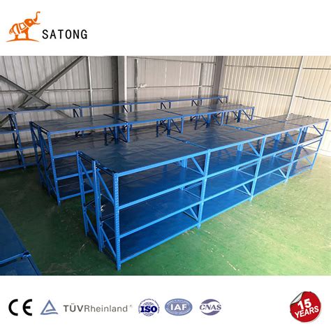 Satong Medium Duty Long Span Galvanized Warehouse Pallet Rack Wire Shelving China Storage