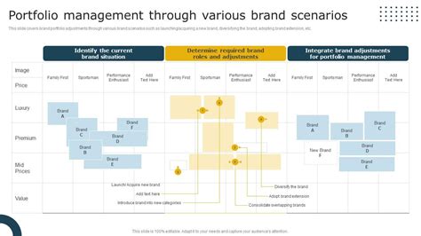 Portfolio Management Through Various Brand Scenarios Aligning Brand